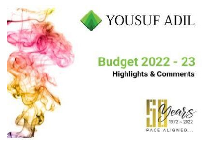 Budget 2022-23 Highlights & Comments